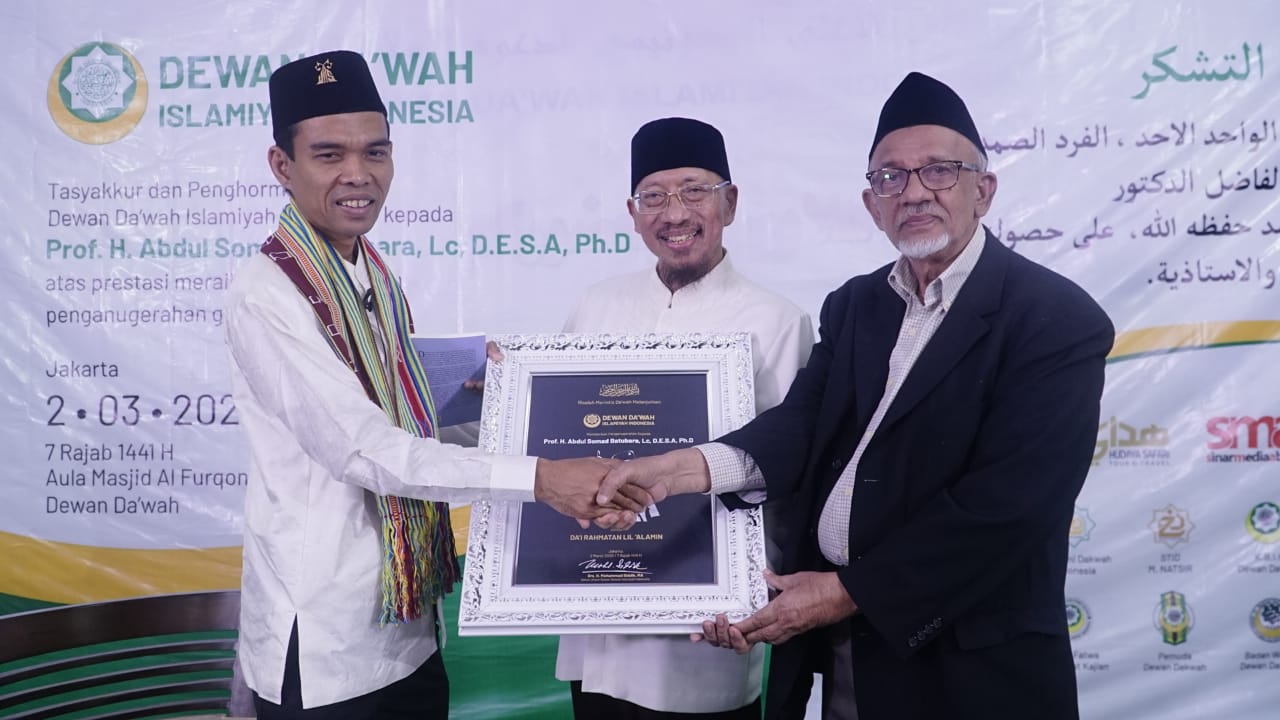 Ustaz Abdul Somad: Saya Anak Dewan Dakwah